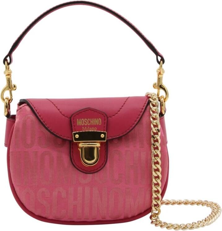 Moschino Schoudertassen Roze Dames