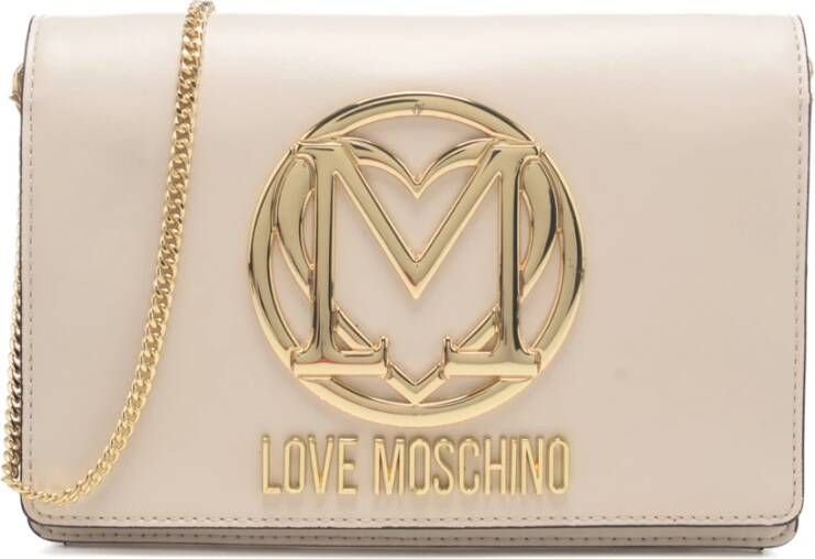 Moschino Schoudertassen Beige Dames