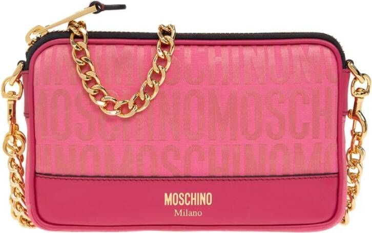 Moschino Schoudertassen Roze Dames
