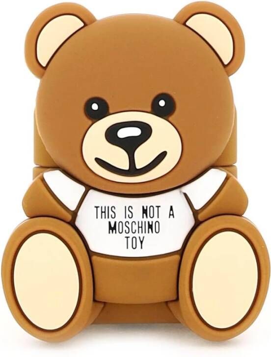 Moschino Telefoon accessoire , Bruin, Dames