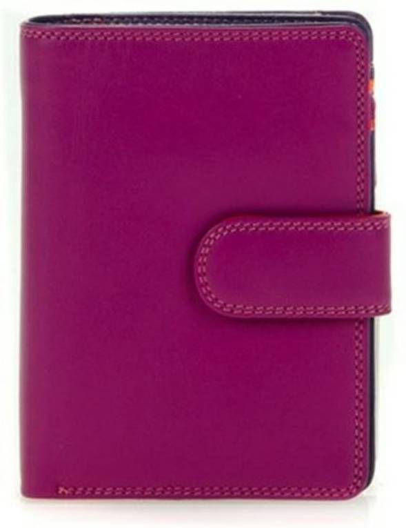 Mywalit Ladies Medium 10 CC Wallet with Zip Purse sangria multi Dames portemonnee