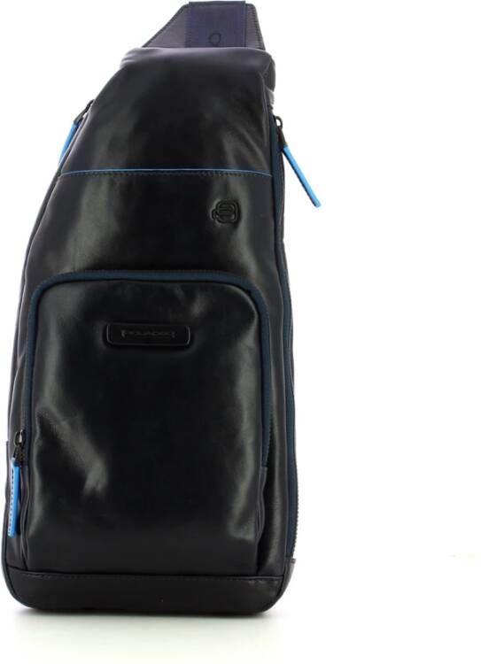Piquadro Een schouderrugzak , Zwart, Heren
