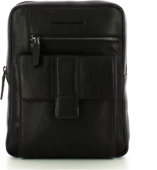 Piquadro Messenger Bags , Zwart, Heren