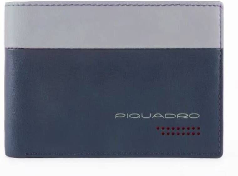 Piquadro Portemonnee Pu1392Ub00R , Grijs, Heren