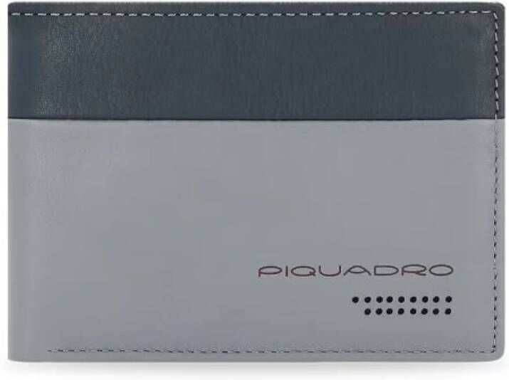 Piquadro Portemonnee Pu257Ub00R , Grijs, Heren