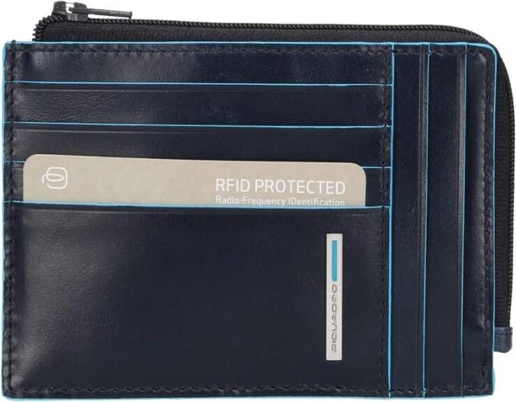 Piquadro Pu1243B2R kaarthouder , Blauw, Heren