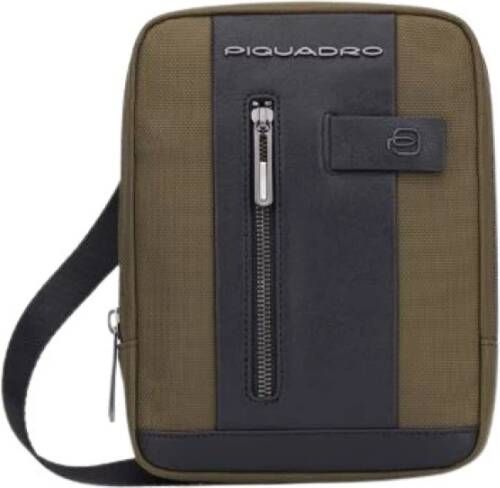 Piquadro Schoudertassen Groen Heren
