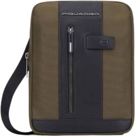 Piquadro Schoudertassen Groen Heren