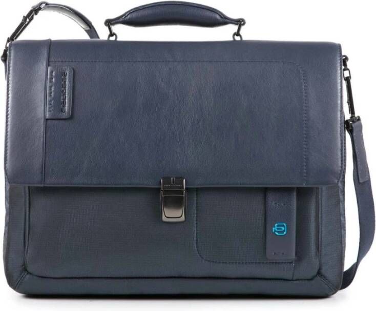 Piquadro Laptoptassen Blauw Heren