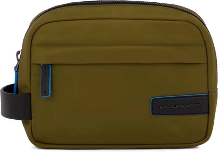 Piquadro Toilet Bags , Groen, Unisex
