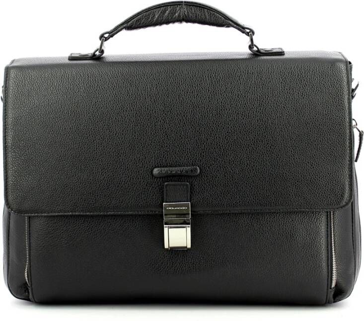 Piquadro Uitbreidbare map , Zwart, Heren