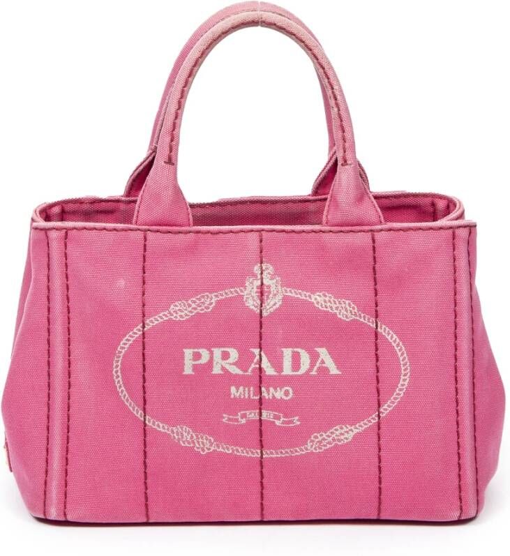 Prada Vintage Pre owned Handbags , Roze, Dames
