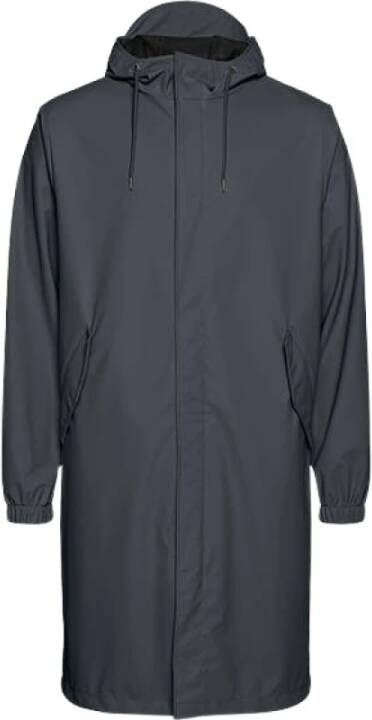 Rains Fishtail Parka Slate , Grijs, Unisex