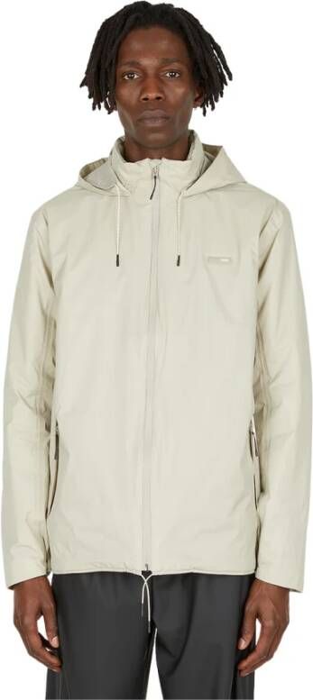 Rains Gewatteerd jack met capuchon en ritszakken