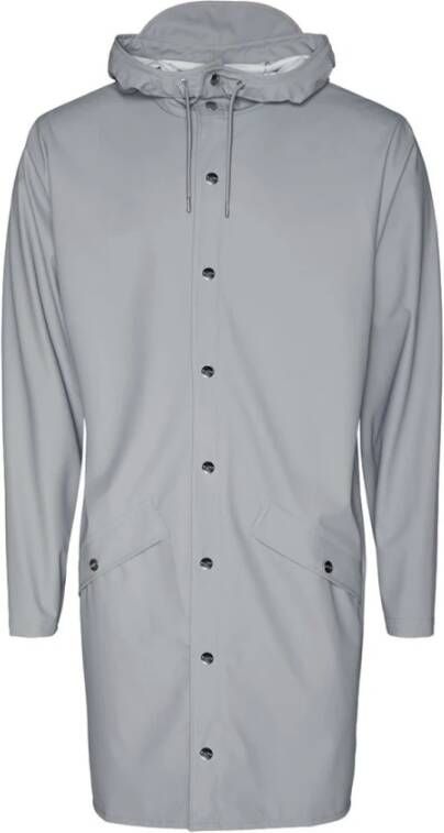 Rains Lange Jas regent urban , Grijs, Unisex