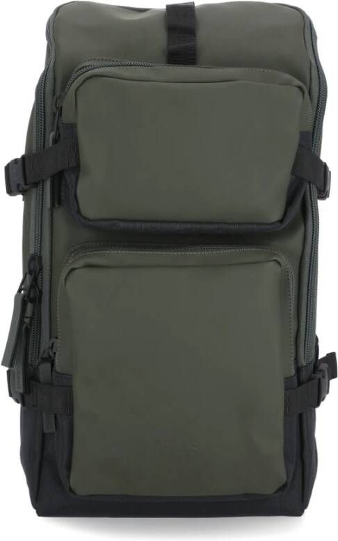 Rains Rugzakken Groen Heren