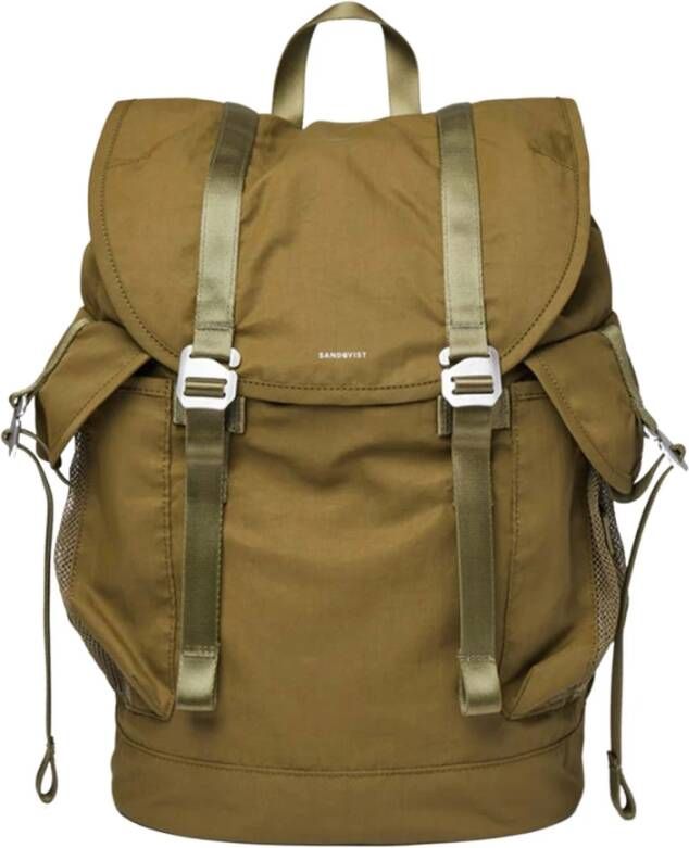 Sandqvist Charlie Vegan Backpack , Groen, Heren