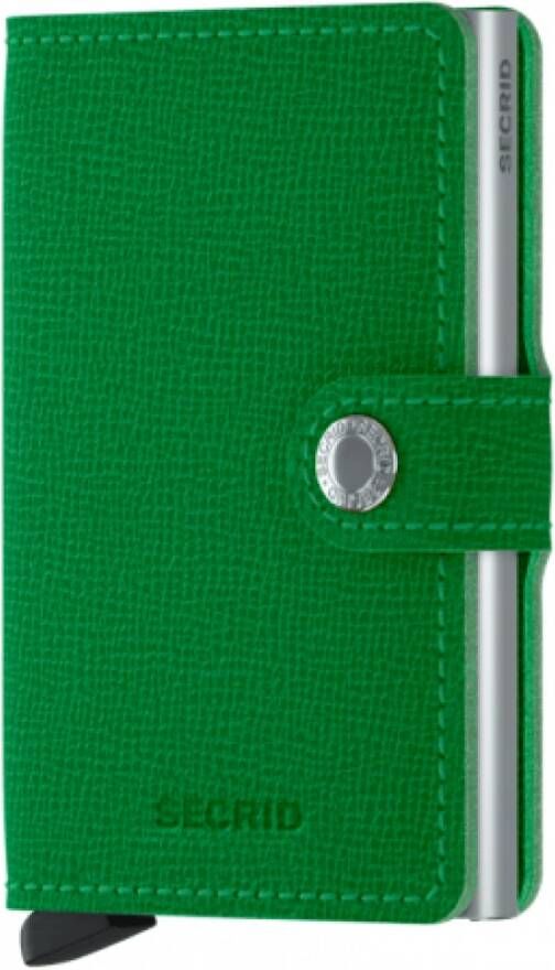 Secrid Miniwallet Crisple , Groen, Heren