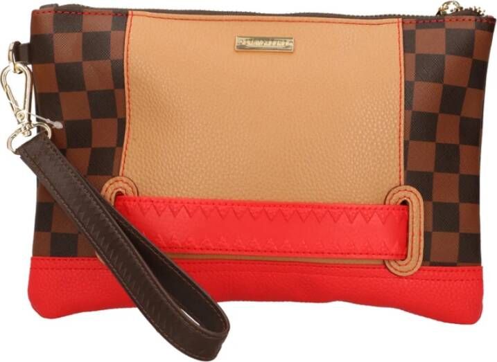 Sprayground Portefeuilles, Kaarthouders , Bruin, Unisex