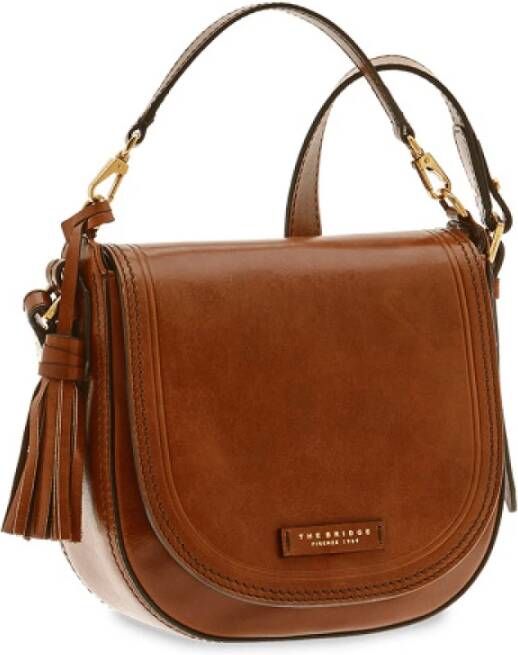 The Bridge Pearl District Shoulderbag brown/gold Damestas