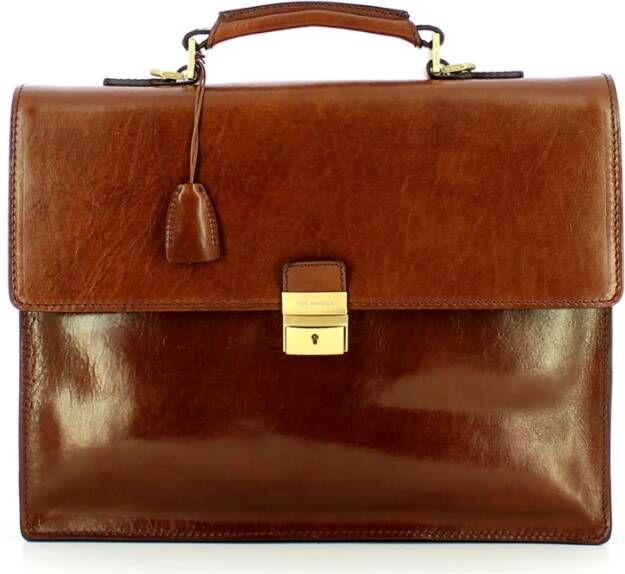 The Bridge Laptopzakken Gevallen , Bruin, Unisex