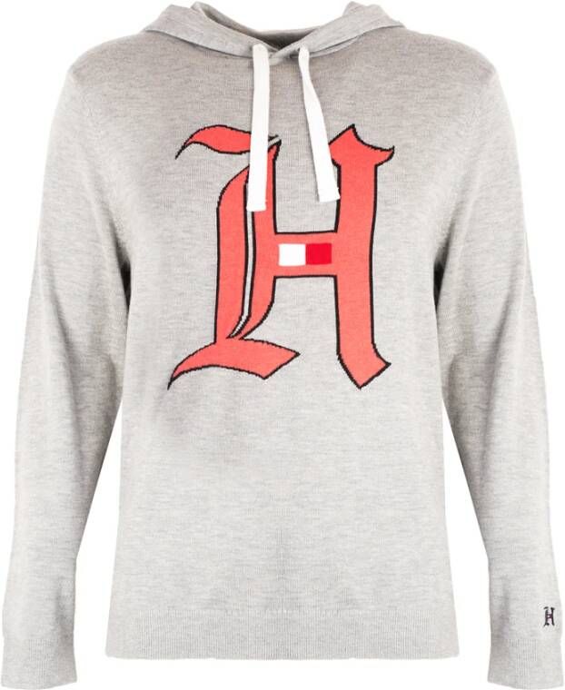 Tommy Hilfiger Hoodies & Sweatvesten Grijs Dames