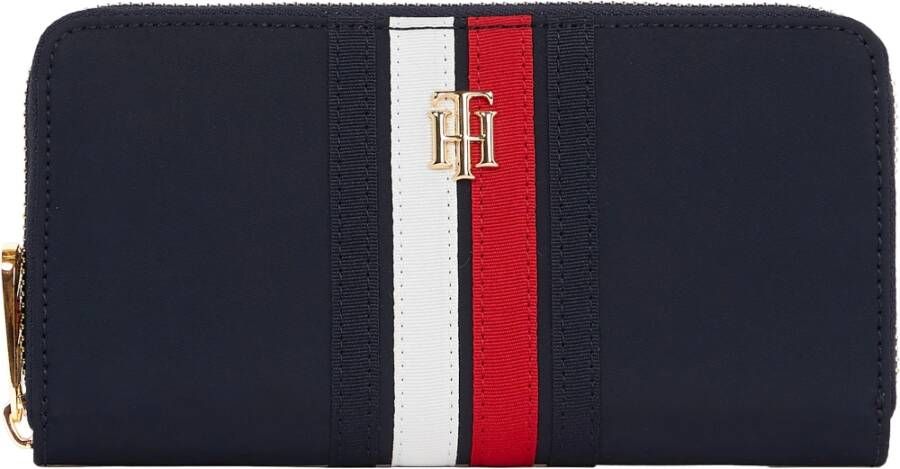 Tommy Hilfiger Portefeuilles, Kaarthouders , Blauw, Dames