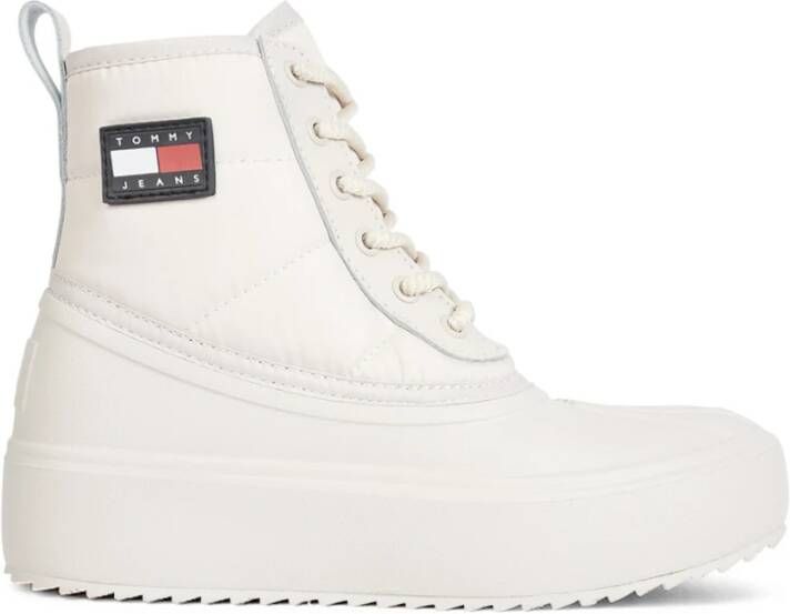 Tommy Hilfiger Veterlaarzen , Beige, Dames