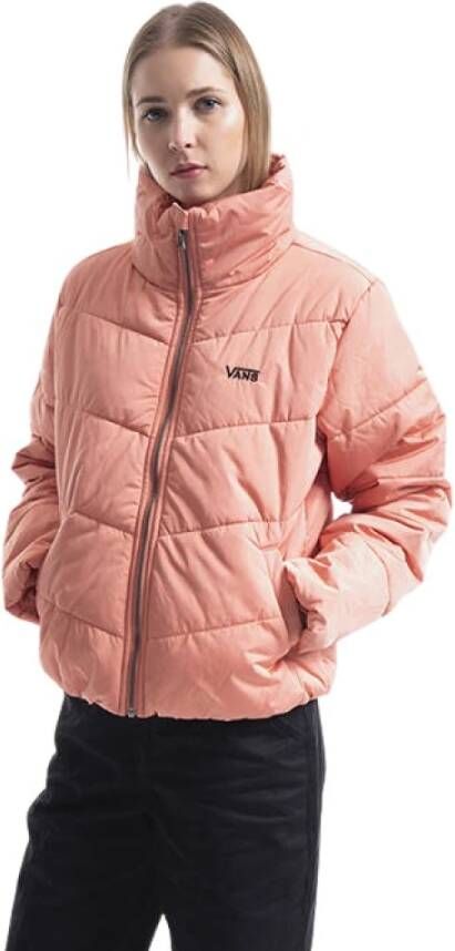 Vans Dames foundry v puffer mte jas vn0a4v8myzo , Roze, Dames
