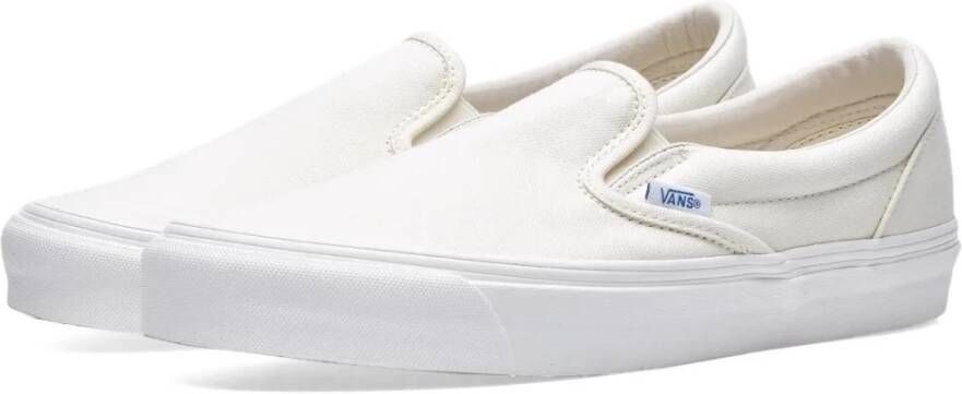 Vans Klassieke slip op 98dxog , Wit, Heren