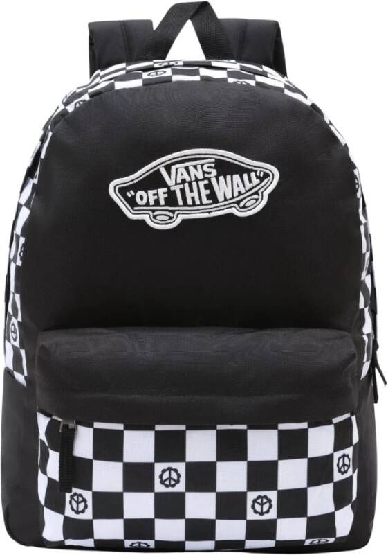 Vans Realm Rugzak Peace Check Black
