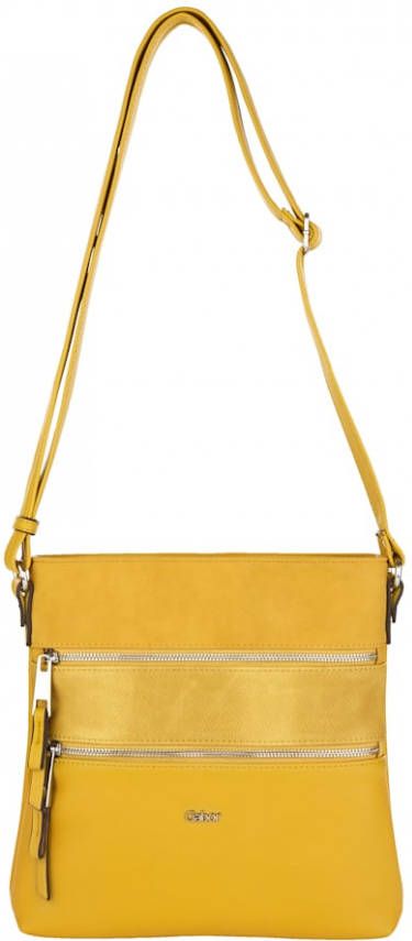 Gabor Schoudertas in klassieke look Kaki