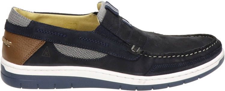Gaastra leren mocassins donkerblauw