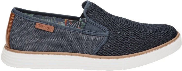 Rieker instappers donkerblauw