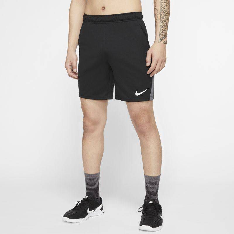 Nike Dri FIT Knit trainingsshorts voor heren Zwart