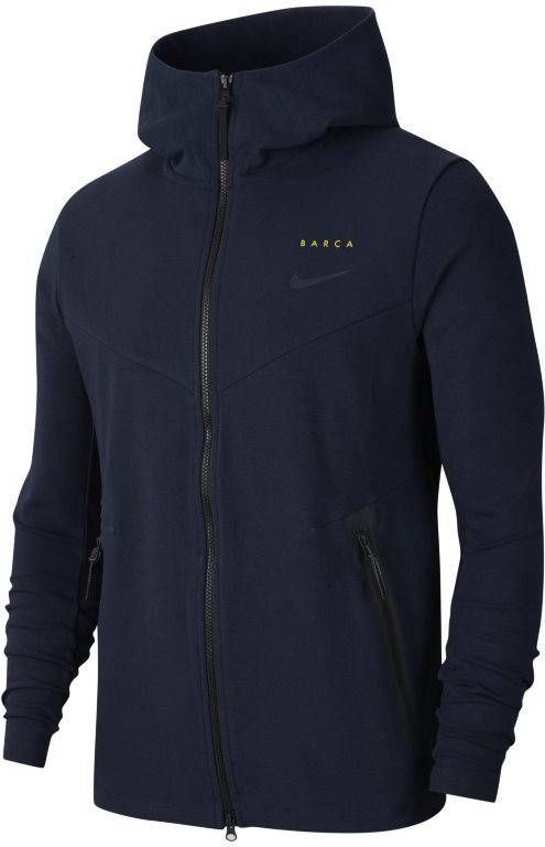 Nike FC Barcelona Tech Pack Hoodie voor heren Blauw