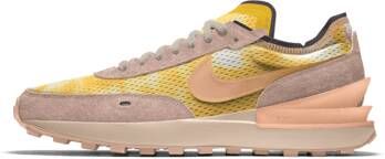 Nike Waffle One By You Custom damesschoen Geel