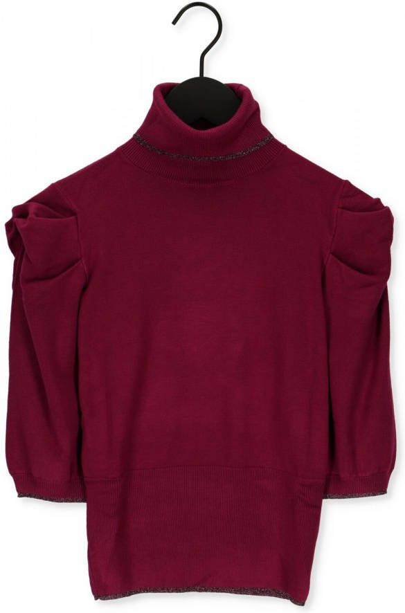 Liu Jo Fijngebreide coltrui met glitter en pofmouw