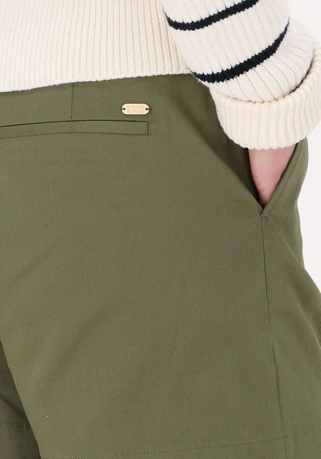 Scotch & Soda Donkergroene Shorts Abott Chino Organic Cotton Twill Short