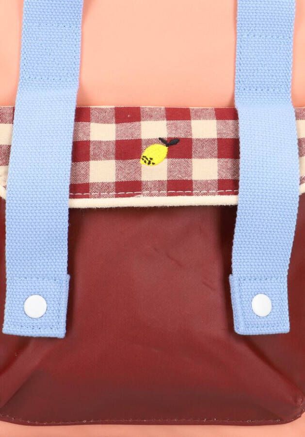 Sticky Lemon Gingham Backpack Small cherry red sunny blue berry swirl