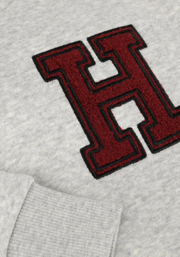 Tommy Hilfiger Gemê, leerde hoodie met logo en knoopsluiting