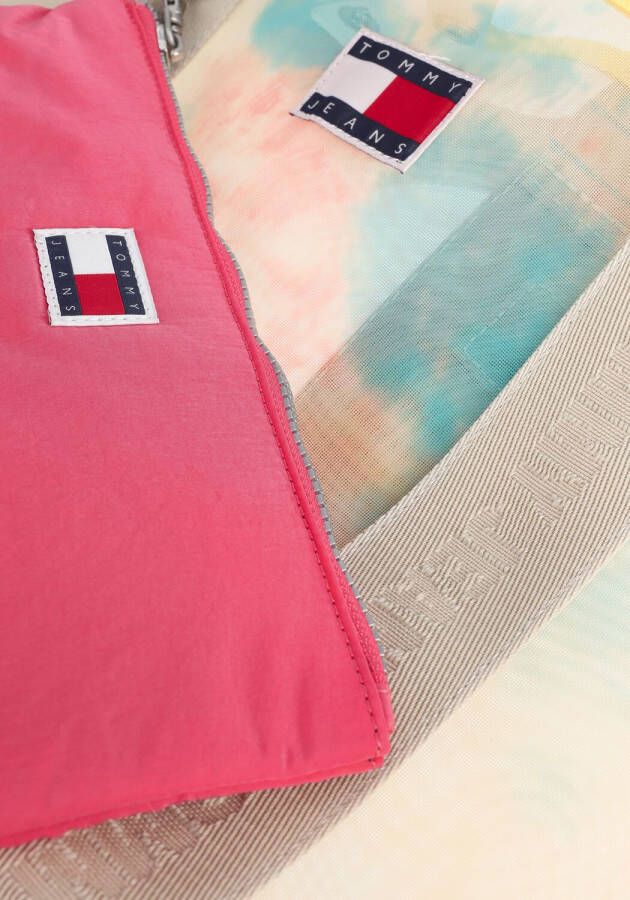 Tommy Hilfiger Shopper met afneembaar etui en tie dye dessin