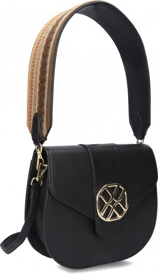 Unisa Zwarte Schoudertas Zfatima_nt