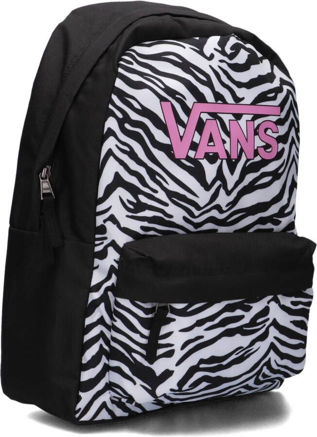 Vans Zwarte Rugtas Gr Girls Realm Backpack White black