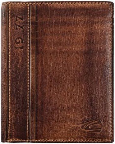 camel active Portemonnee Melbourne, High form wallet van leer in used look