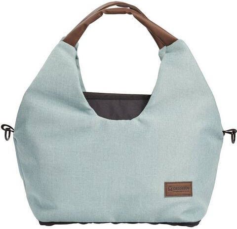 Gesslein Luiertas N°5, mintgroen/tabak met aankleedkussen en flessenhouder, made in germany