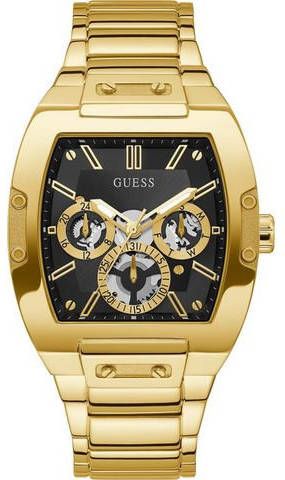 Guess Horloges Watch Phoenix GW0456G1 Goudkleurig