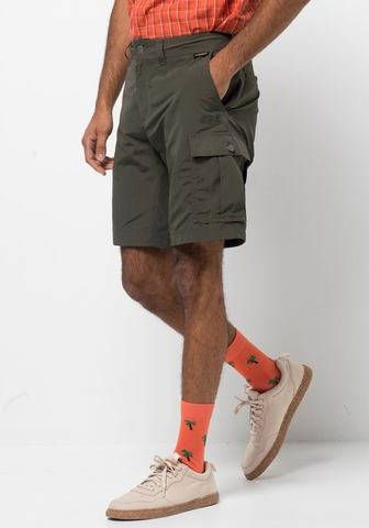 Jack Wolfskin Canyon Cargo Shorts Donkerkaki/Middenkaki