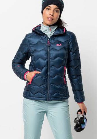 Jack Wolfskin Argo Peak Jas Dames Indigo Blauw