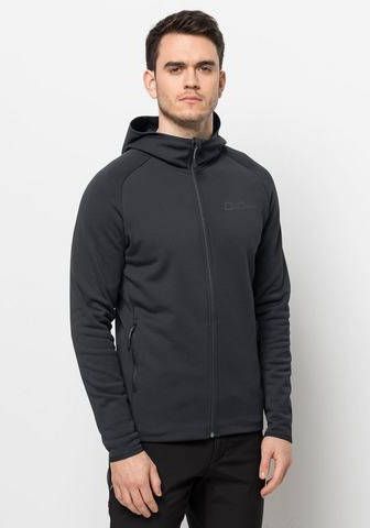 Jack Wolfskin Baiselberg Hooded Fleecevest Grijs
